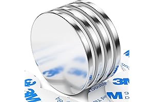 4 Disc Magnets: Super-Strong Glue & Crafts Option