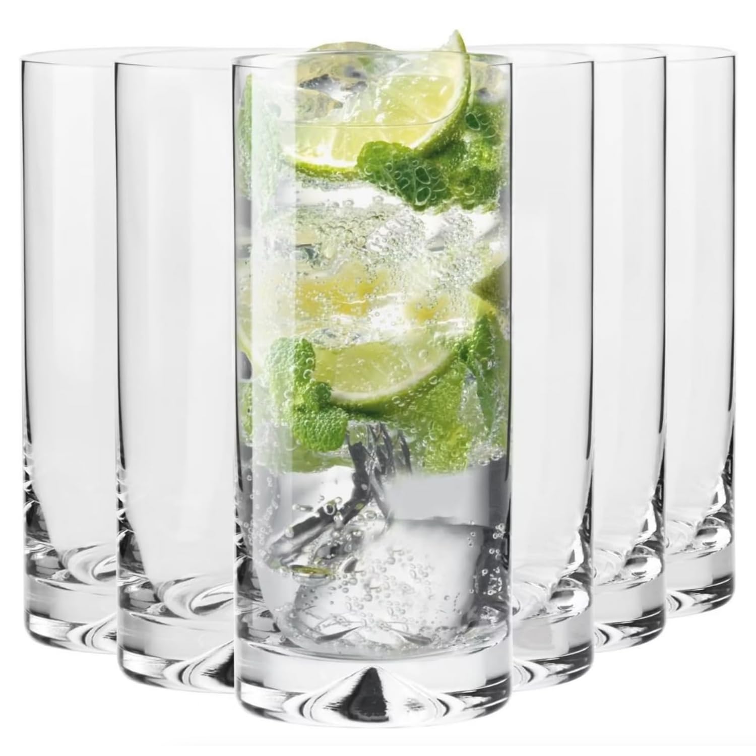 Krosno Water Juice Drinking Glasses, Set of 6, 10 oz, 300 ml, Mixology ...