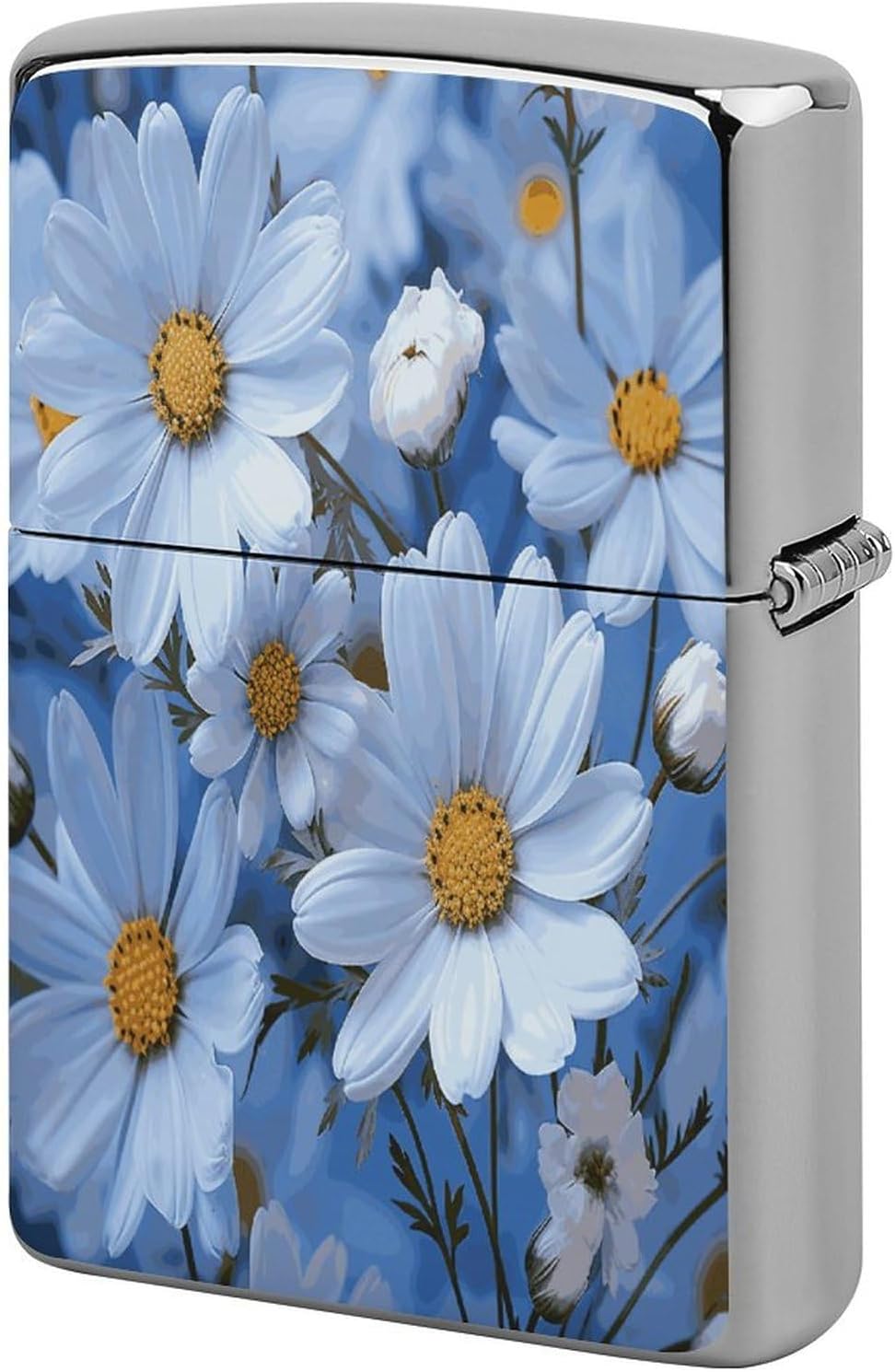 Daisy Blue Lighter Case Cover Holder Lighter Sleeve