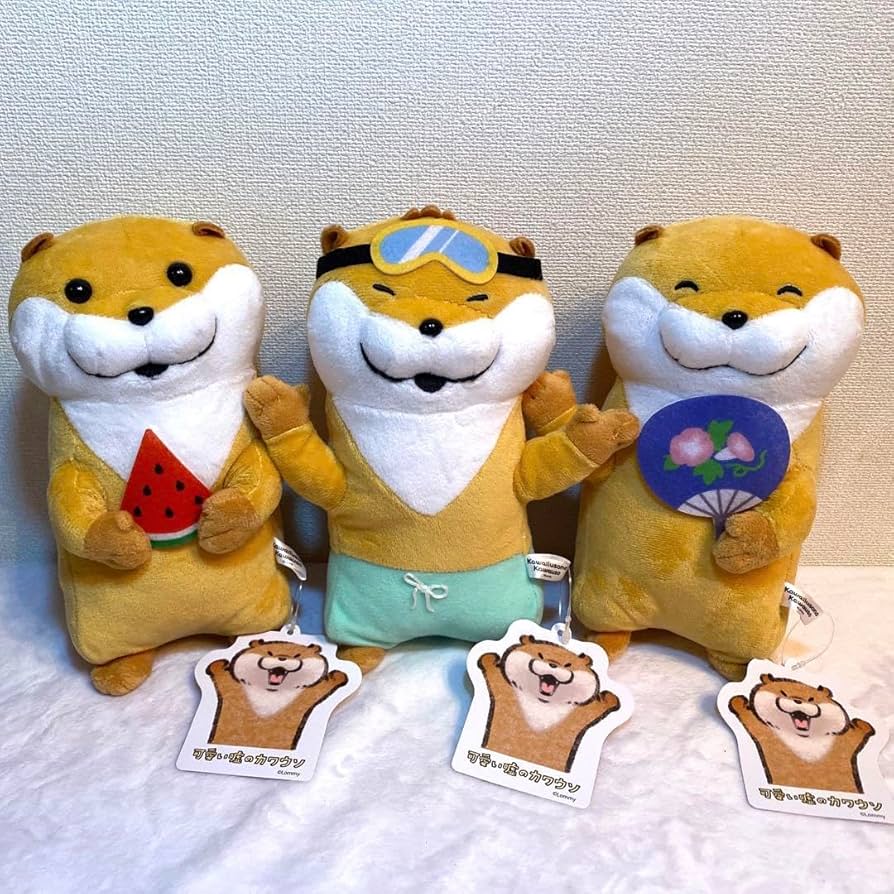 可愛い嘘のカワウソ ぬいぐるみセット 可愛い嘘のカワウソ | 作品タイトル | 商品紹介 | 株式会社