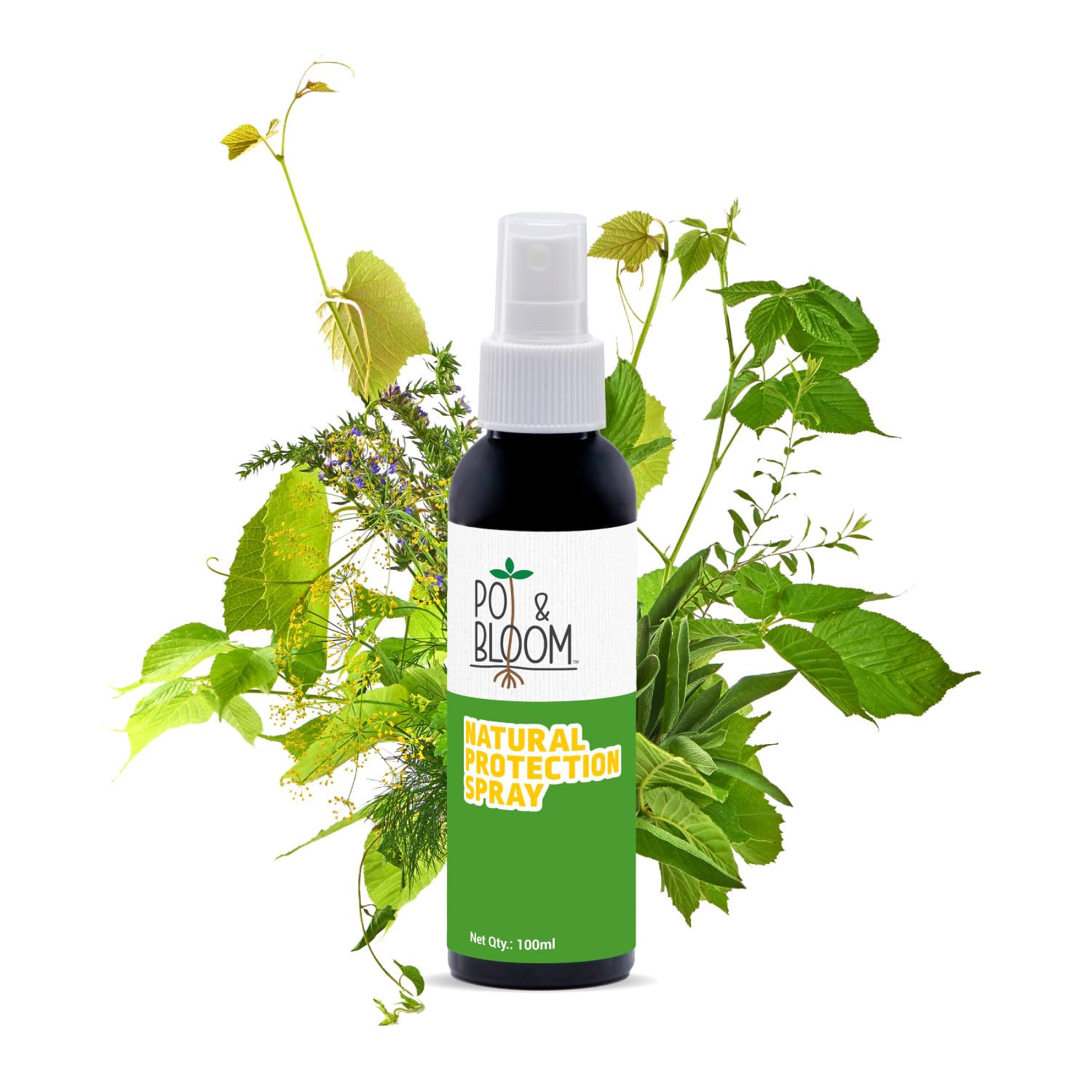 Pot And Bloom Natural Protection Spray For Plants| For Home Garden| Organic Neem Oil Plant Protectant| Natural Insecticide and Pest Control Spray for Plants| Fungus, Insects Control| 100 ml.|Pack of 1 (B0D4Y5MPJ5) Amazon Price History, Amazon Price Tracker
