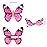Boao 18 Pieces Glitter Butterfly Hair Clips for Girls Teens Women Hair Accessories (Elegant Style)