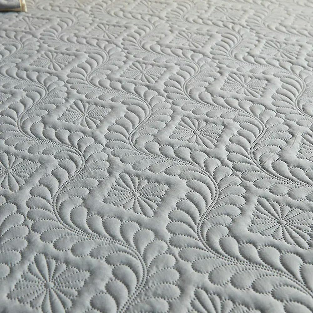 Sábana Acolchada Impermeable ZBDZSW con elástico, Protector de colchón de Color sólido, tamaño Queen y King, sábana para Cama Doble, tamaño Queen/King
