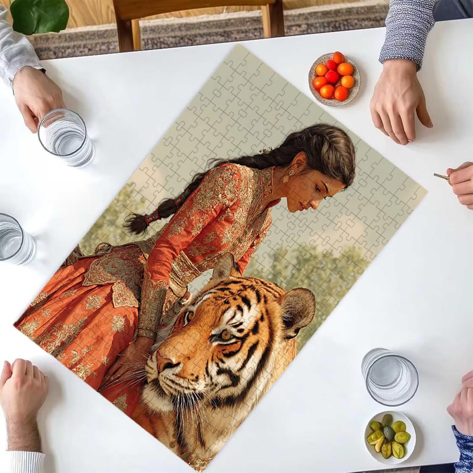 Puzzle dla dorosłych 1500 elementów drzewo niebo 87 x 57 cm puzzle dla dorosłych gra edukacyjna wyzwanie zabawki 1500 elementów dla dzieci, kolorowa układanka do majsterkowania do dekoracji wnętrz
