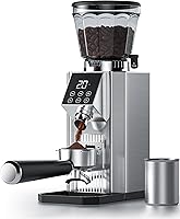 Vista 1 de Burr Coffee Bean Grinder for Home Use with 45 Precise Grinding Settings, Espresso Grinder with Height Adjustable Funnel Stand, LED Touch Panel