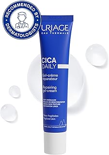 Cica-Daily Repairing Gel-Cream for Face | Made With Prebiotic, Centella Asiatica & D-Panthenol, Ultra-light gel, Paraben & Fragrance-Free, Non-comedogenic, 40 mL / 1.35 oz