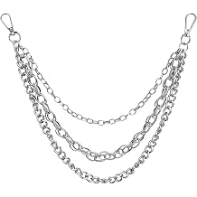 Pants Chain Wallet Chain, Jean Chain, Gothic Punk Biker Jean Accessory Pants Chain for Belt Loops, Jeans, Wallets Men & Women