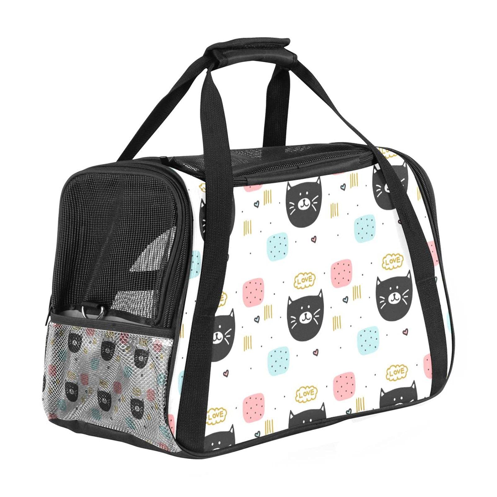 Sac de transport pour animaux léger en maille souple pour activités et voyage