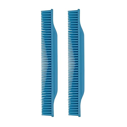 Miniatura 71 de Allegro Combs Peines de dientes anchos #70 para definir el peine de 3 filas de dientes anchos para cabello rizado, peine para mujeres, estilistas