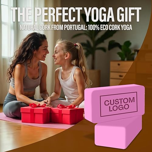 Miniatura 4 de Bloques de yoga personalizados, paquete de 2 con diseño personalizado, bloques de yoga para mujeres, bloques de ejercicio, bloques de yoga, suaves y