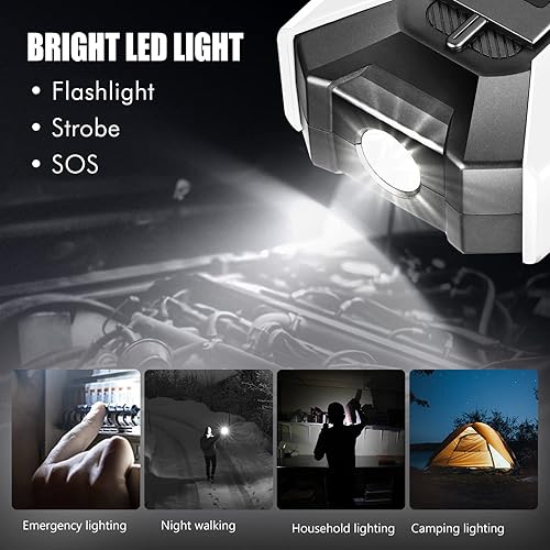 Miniatura 3 de DNA MOTORING TOOLS-00269 12V 1500A 15000 mAh Batería portátil multifunción para coche para motor de gasolina de hasta 7.0L y diésel de 5.5L, con