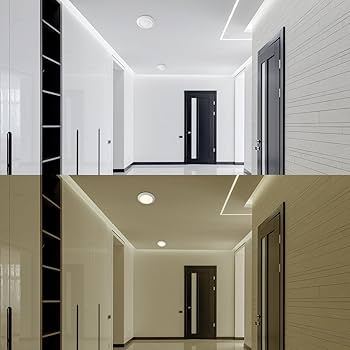 GREENLUX 7.5” Flush Mount Disk Light,CRI90, 1000lm, 11W