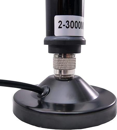 Miniatura 4 de 50 Ohm RF N Tipo a SMA Antena Imán Montaje Móvil con 3.5 pulgadas 16.4ft RG58U Cables Radio bidireccional