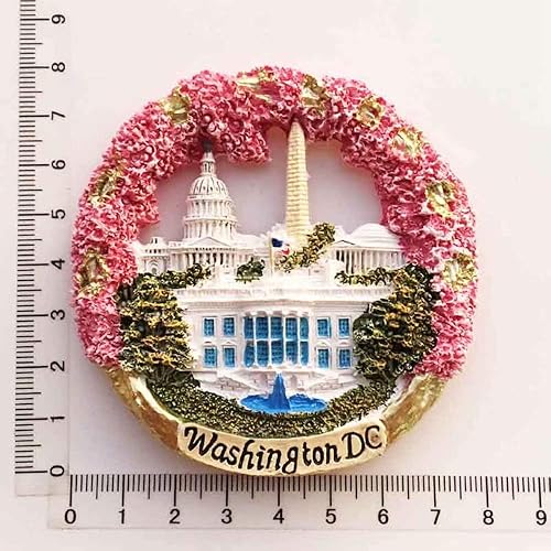 Miniatura 5 de Weekino Washington D.C. USA America Magnet 3D Resina imán de nevera recuerdo viaje ciudad colección