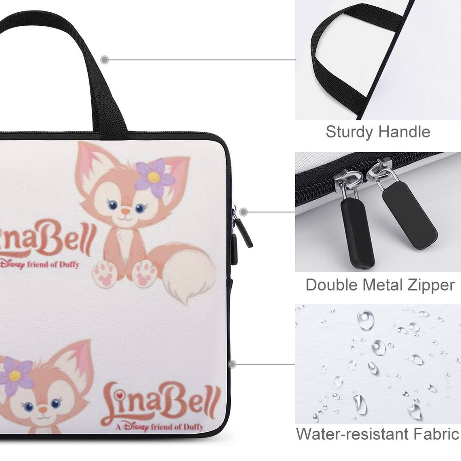 Amazon.co.jp: ダッフィーフレンズ パソコンケース 15.6インチ PC