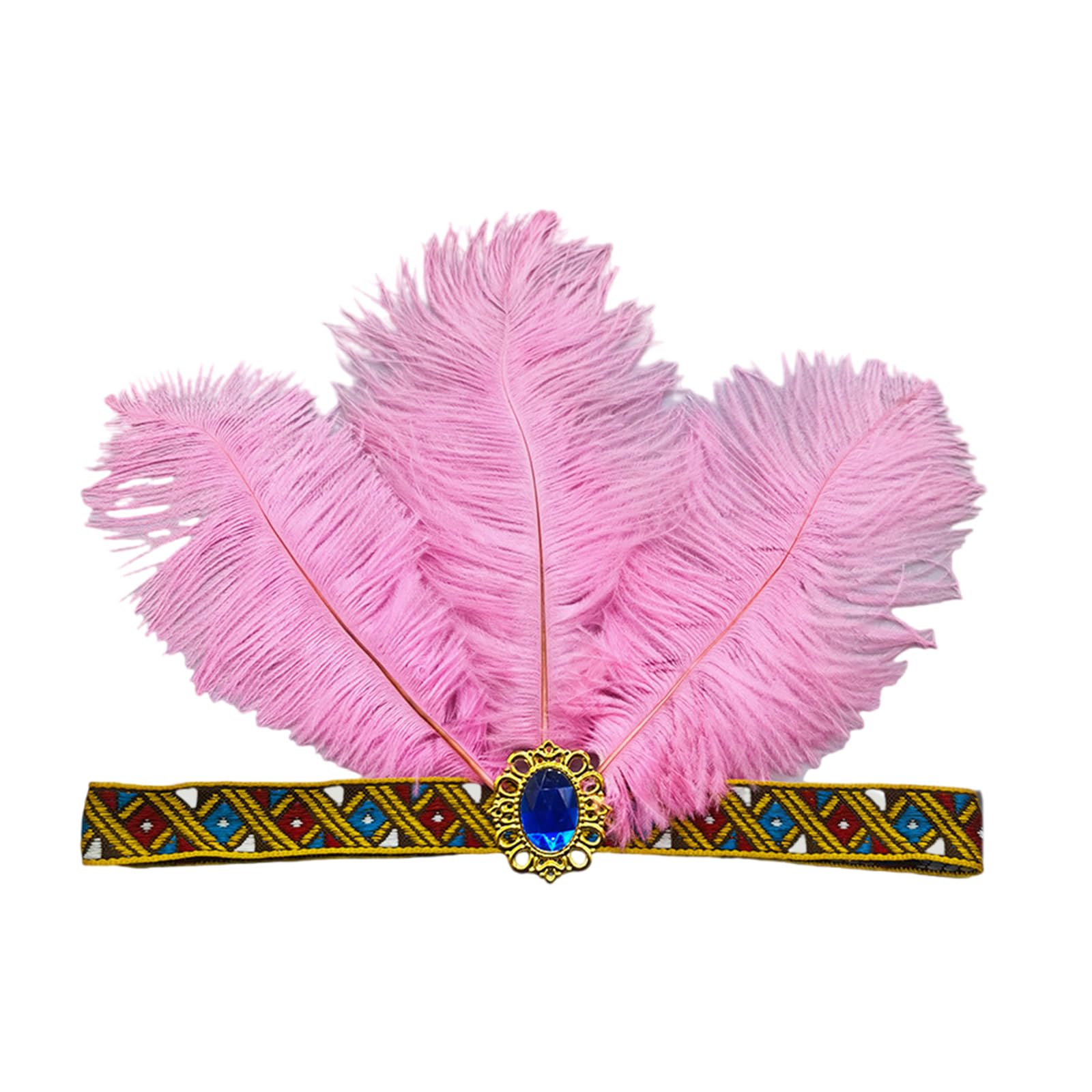 Fentency Feathered Flapper Headbands Prom Dancer Headpiece for Party Carnivals Celebrations Headwear Hair Styling