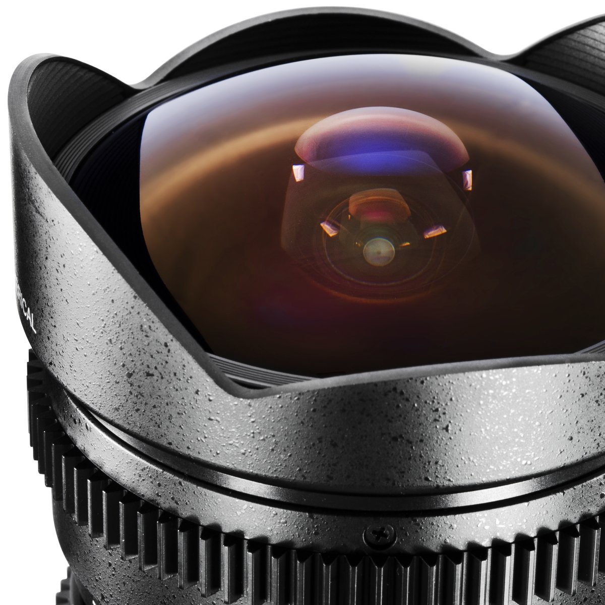 Walimex Pro 8 mm f/3,8 Fish-Eye Foto- und Videoobjektiv (manuelle Fokussierung) für Nikon Objektivbajonett