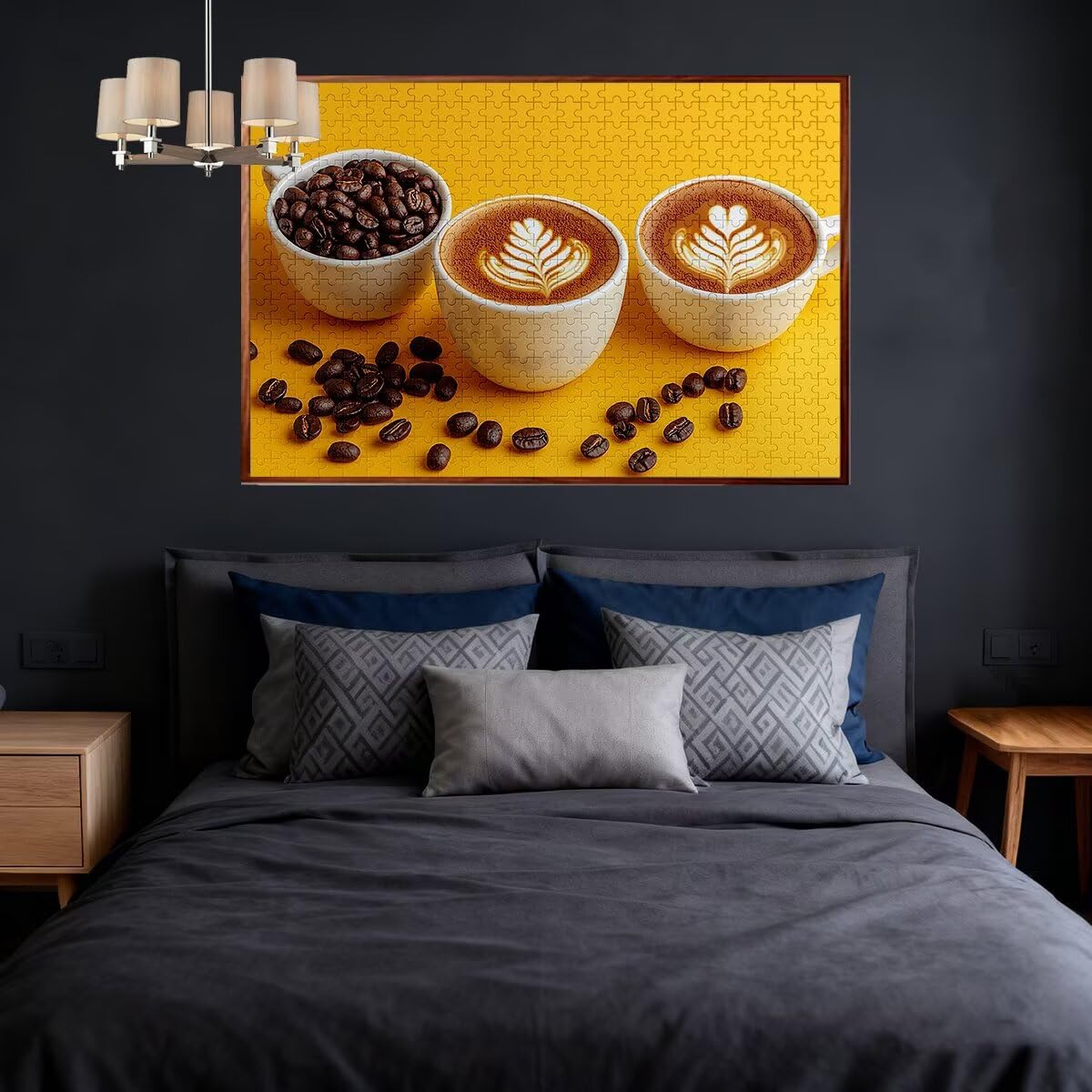 Puzzle 5000 sztuk dla dorosłych kawa puzzle dla dorosłych nowoczesne puzzle zabawki edukacyjne oryginalne prezenty dla kobiet puzzle kreatywna rozrywka zabawna rodzina gra 156 x 105 cm J-07