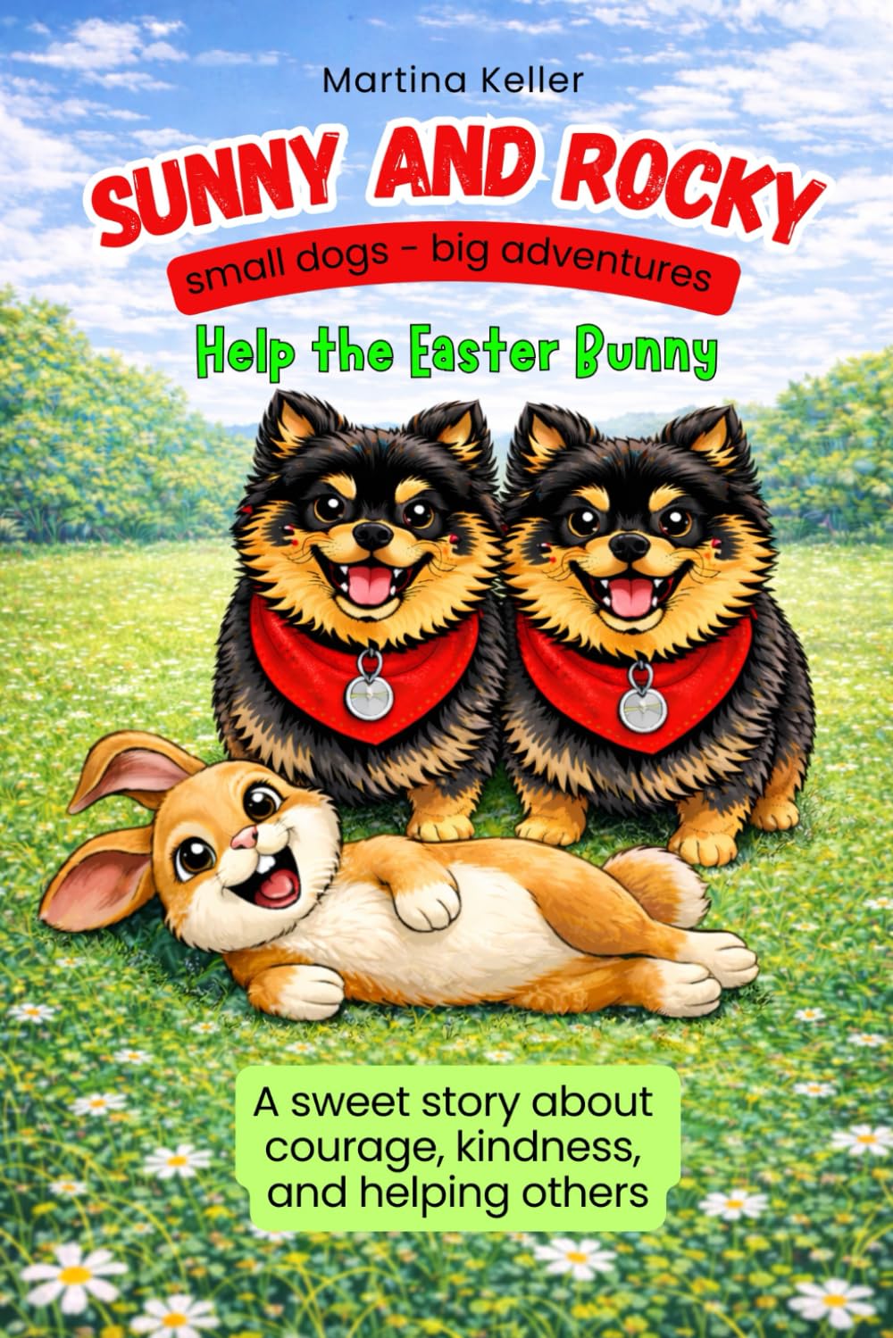 Sunny and Rocky Help the Easter Bunny: A Heartwarming Easter Adventure About Courage, Friendship, and Teamwork (Sunny und Rocky - Kleine Hunde, große Abenteuer)