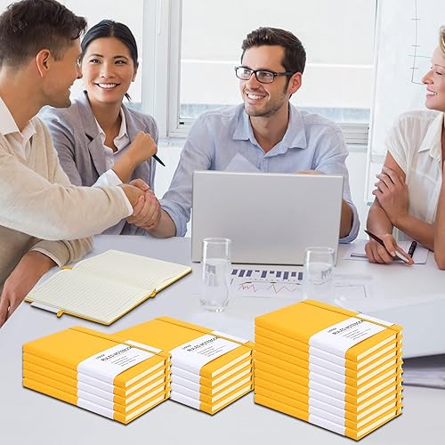 Miniatura 6 de Paquete de 20 diarios para escribir cuadernos de rayas universitarias a granel, cuadernos de tapa dura (200 páginas) para hablar notas, diarios