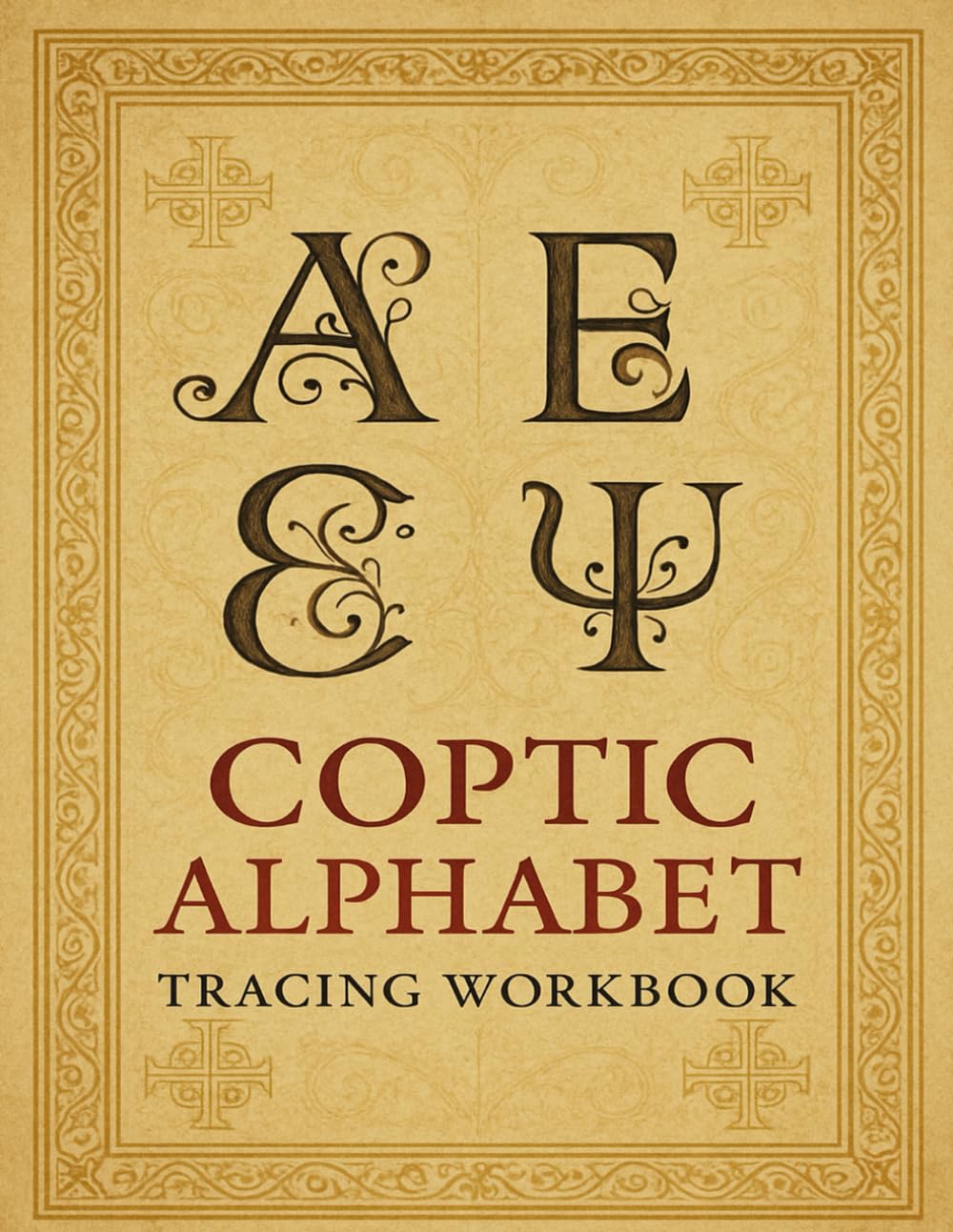 Coptic Alphabet Tracing Workbook: Learn to Write the Sacred Script of Egypt: Master the Coptic Script with Guided Tracing Pages and Pronunciation Guide