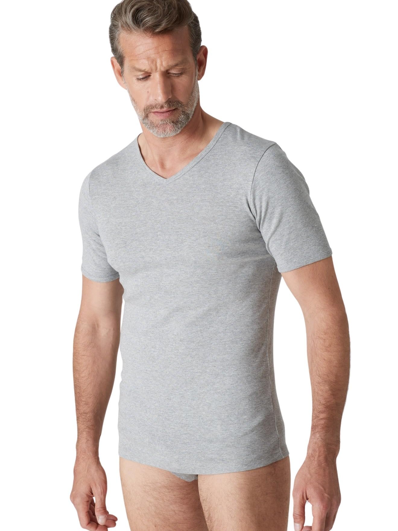 DAXON - Lot de 3 Maillots de Corps col V Coton