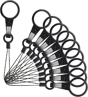 YOUOWO 10 Pcs Lanyards,For USB, Phone, Key Finger Ring Plastic Strap Detachable Small Lanyard