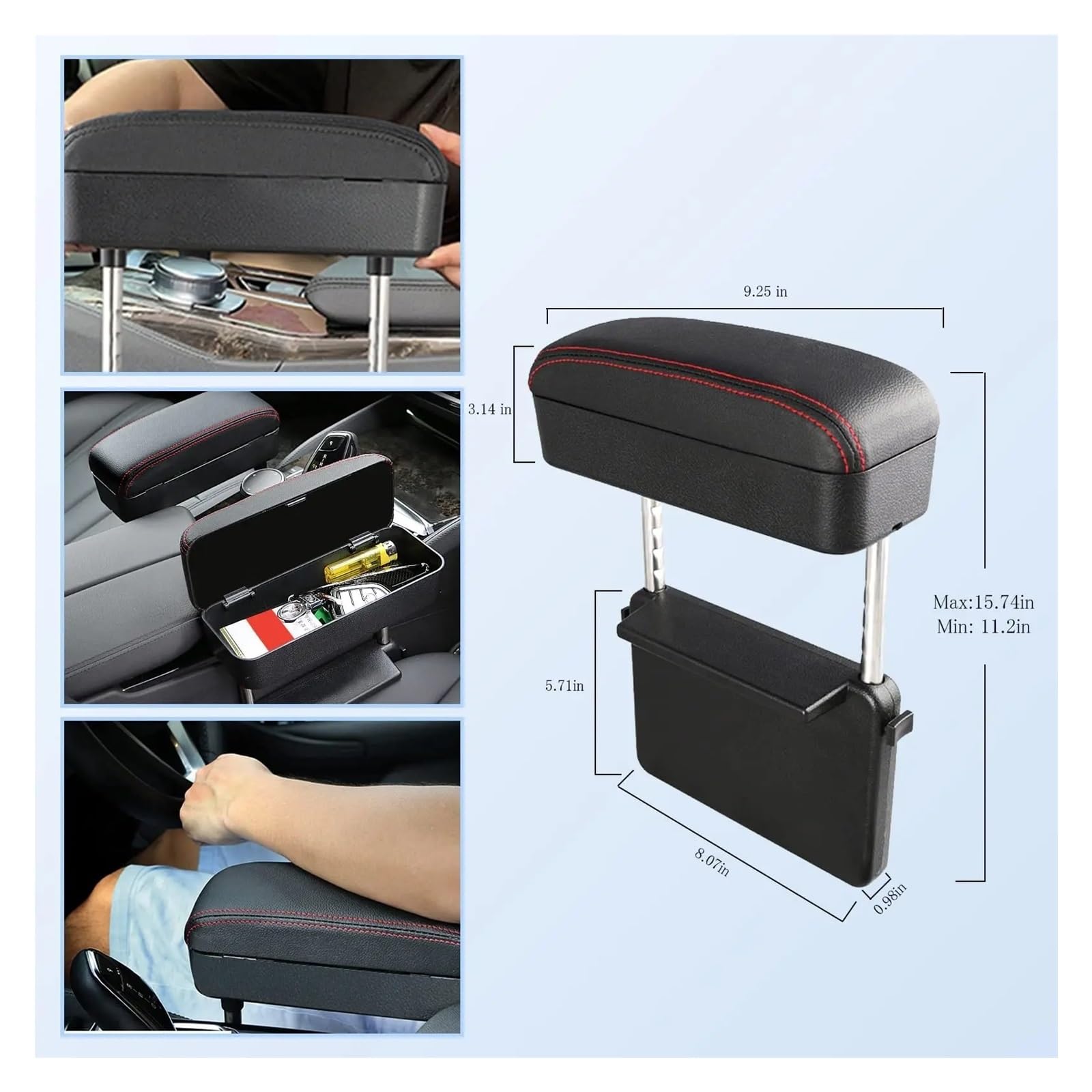 Cuscinetti Braccioli Universali Console Archiviazione Auto