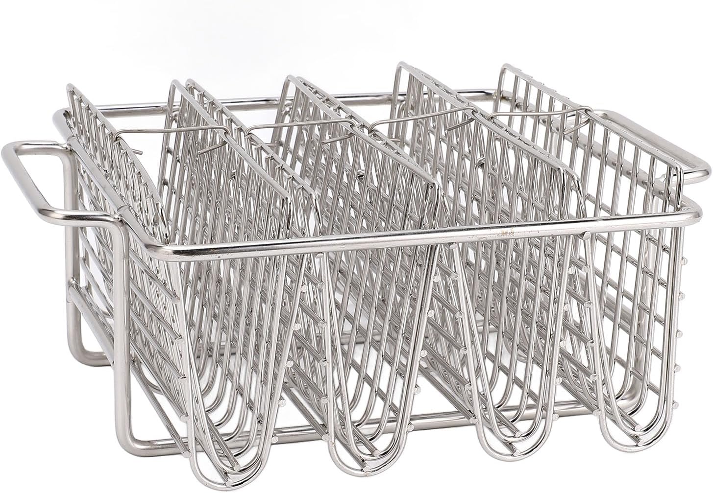 4 Racks Taco Fryer Basket, V Sd Tortilla Fry Basket, Dishwa less Steel Taco Holder for Oven, for Snack Restaur and Home s