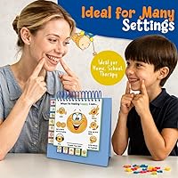 Vista 6 de Thought-Spot Sé qué hacer Flipbook: tabla de emociones para niños; materiales de aprendizaje para autismo; Tabla de sentimientos para identificar