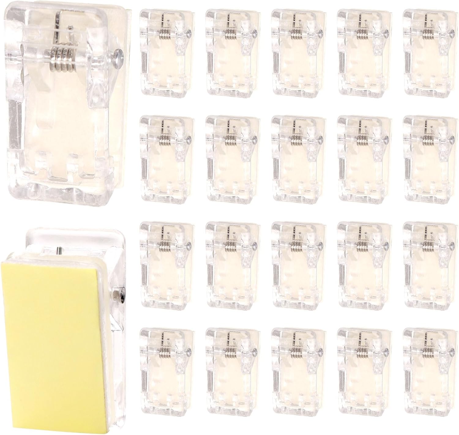 50 Pieces SelfAdhesive Clips Wall Tapestry Clips Plastic