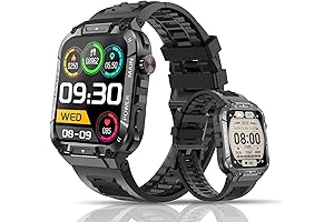 Military Smart Watch: 5ATM Waterproof Defender
