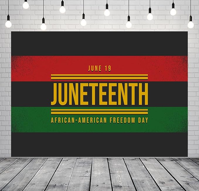 Fondo Fotográfico BELECO 5x3ft Tela Poliéster Juneteenth miniatura 4