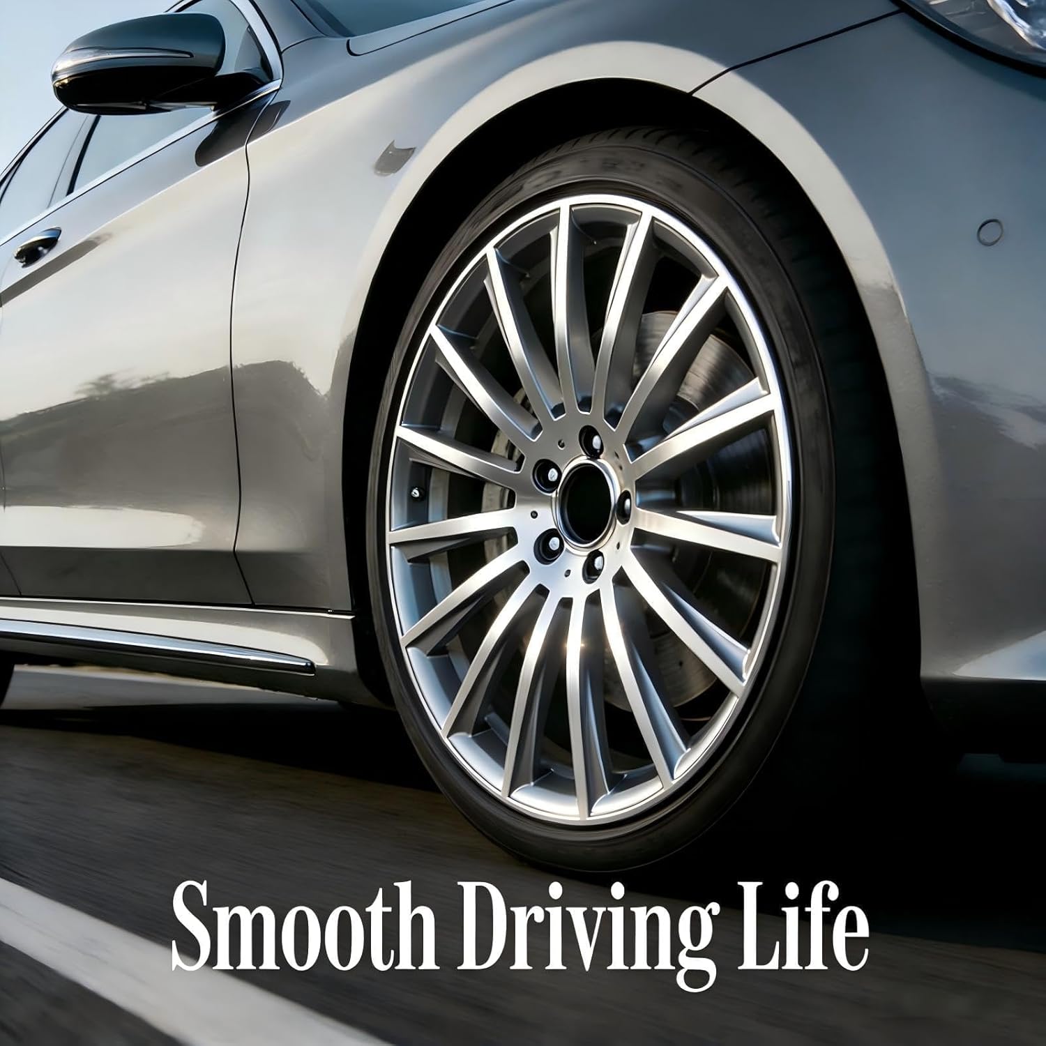 20"× 8.5" Wheel Rim Compatible with S500 S550 S560 AMG Style, PCD 5×112mm, Offset 40mm, CB 66.6mm, Front or Rear Wheel Direct Fit Replacement Silver