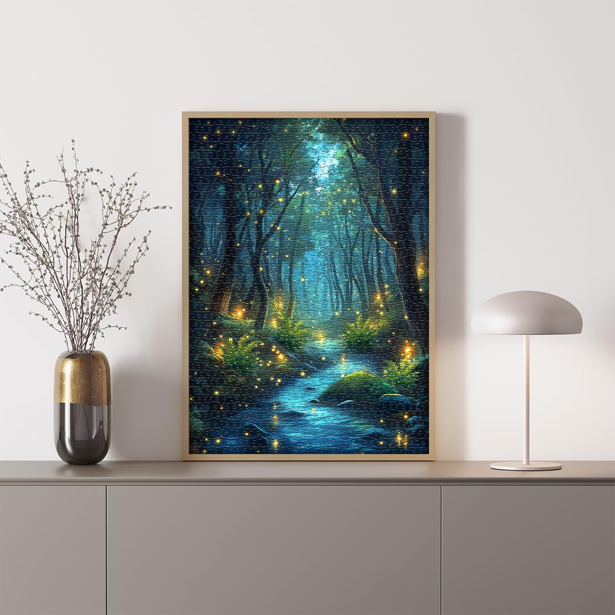 Niemożliwe puzzle dla dorosłych 1000 sztuk, magiczny las fantasy puzzle, natura trudne trudne puzzle