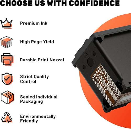 Miniatura 4 de Raleza - Cartucho de tinta compatible con 78 colores de alto rendimiento C6578AN C6578DN, repuesto para impresora HP PhotoSmart 1000 1100 Deskjet