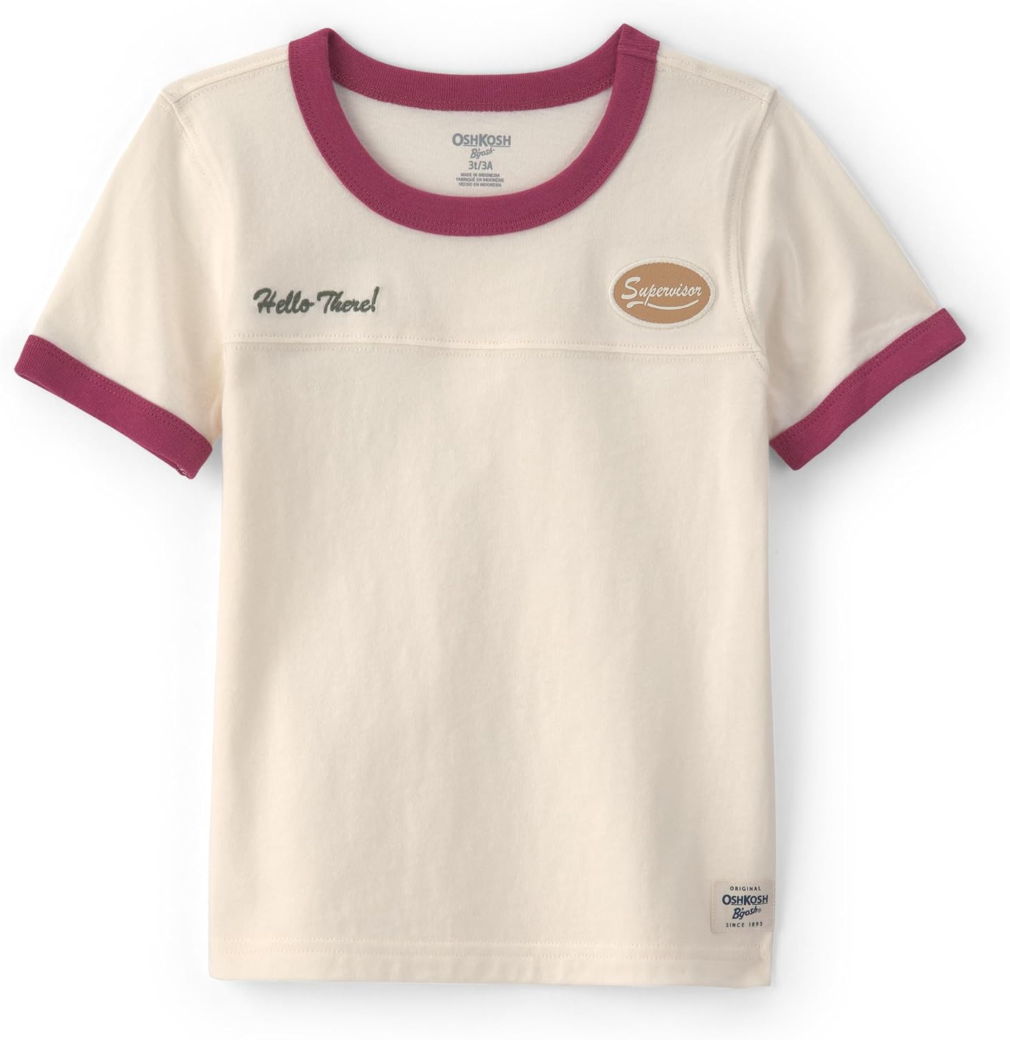 OshKosh B'Gosh Boy Graphic Tee, Cream, 2T