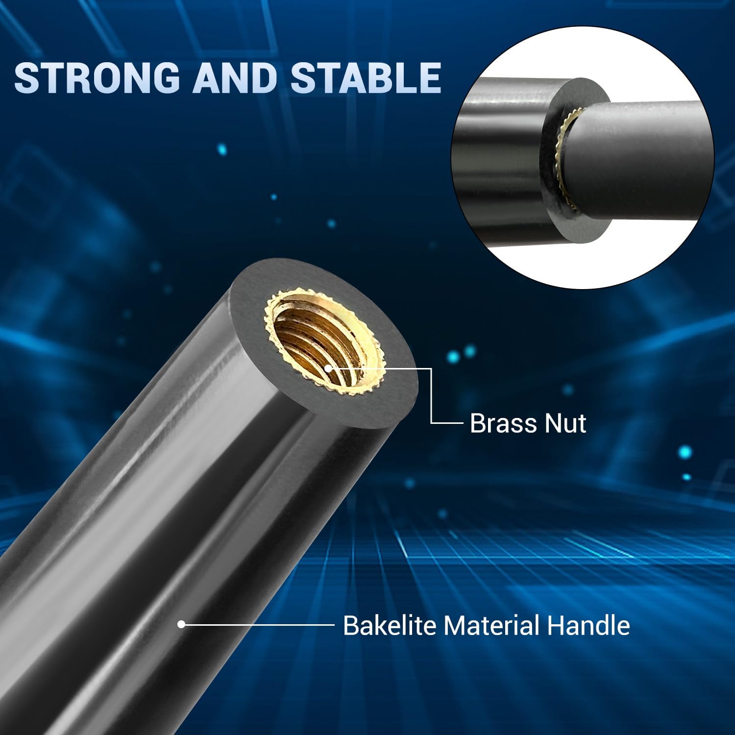 Handle Replacement for Pelpro Pellet Stoves PP130, PP60, PP70, PP150, Part Number SRV7093-024D