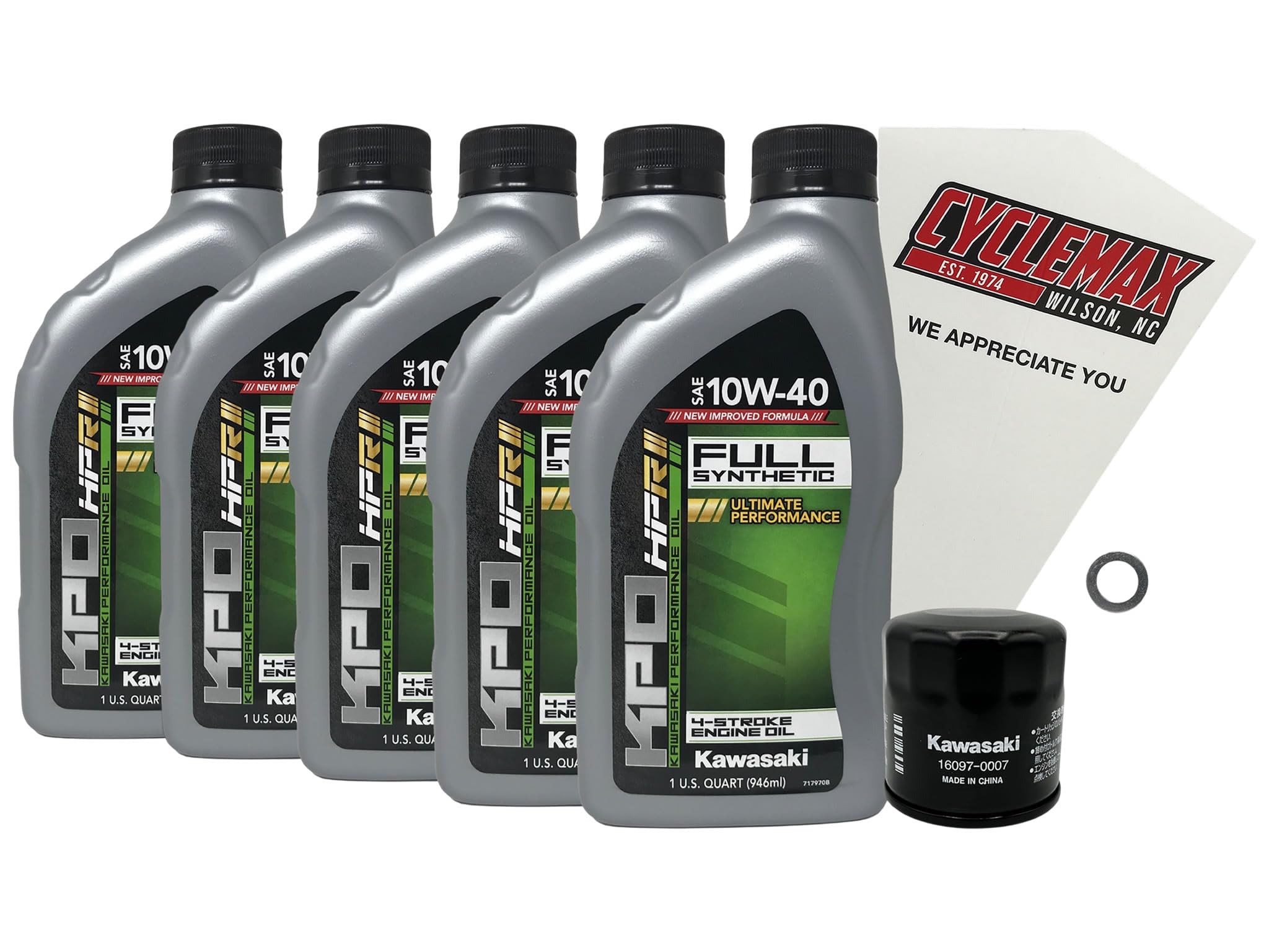 PQE EVOLUTION 4袋入り Amazon.com: Cyclemax Full Synthetic Oil Change Kit compatible with