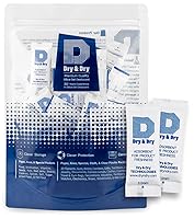 Vista 1 de Dry & Dry - Paquetes de gel de sílice de 0.11 oz, seguros para alimentos y farmacéuticos, deshumidificadores desecantes recargables, paquetes de gel