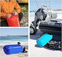 Vista 3 de Saco seco, bolsas secas ligeras, sacos secos impermeables con parte superior enrollable para mantener tus cosas secas, para senderismo, mochileros