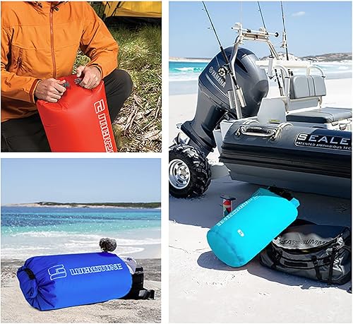 Miniatura 5 de Yundxi Saco seco, bolsas secas ligeras, sacos secos impermeables con parte superior enrollable para mantener tus cosas secas, para senderismo,