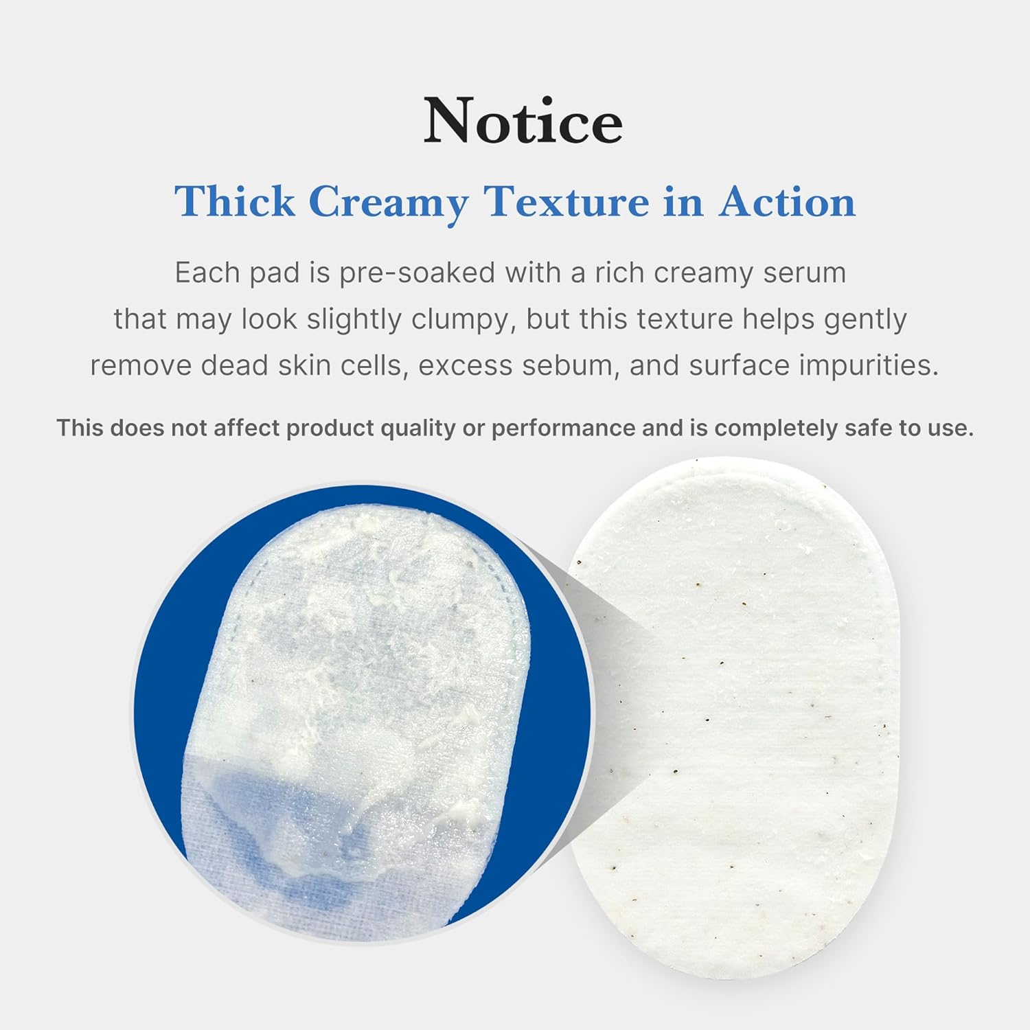 medicube Zero Pore Peel Pads (8ea) | Smoothing Mitt for Face & Body | Rice Extract, Natural AHA & Panthenol | Double-Sided Organic Cotton & Microfiber Pads | Polish for Smooth, Clear Skin - Image 6
