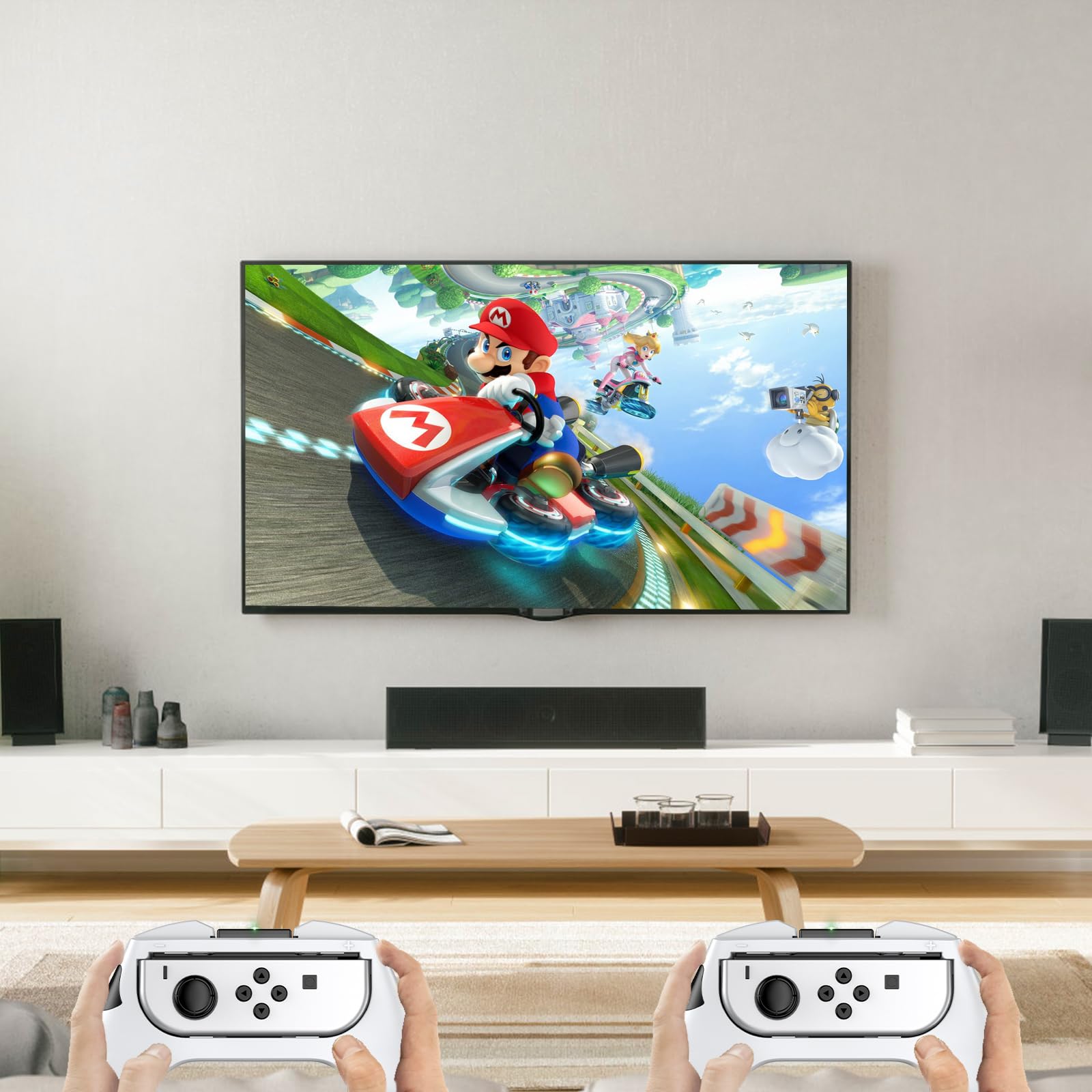 Accessori Switch OLED 25 in 1 per Nintendo Switch OLED,Set Regalo di Coperture Antipolvere Illuminate per Switch OLED con Custodia Switch OLED,Cover Switch OLED,Coperchio Antipolvere Switch OLED