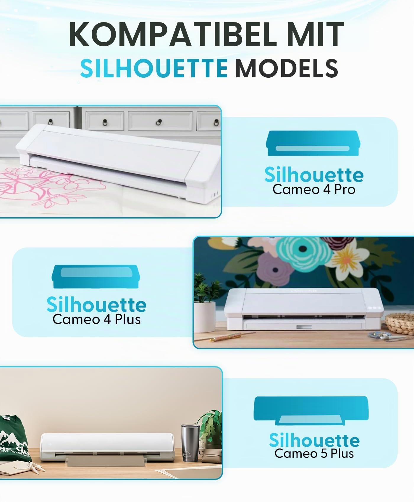 Silhouette America Schneidematte für SILHOUETTE CAMEO PLUS & PRO Standard klebend