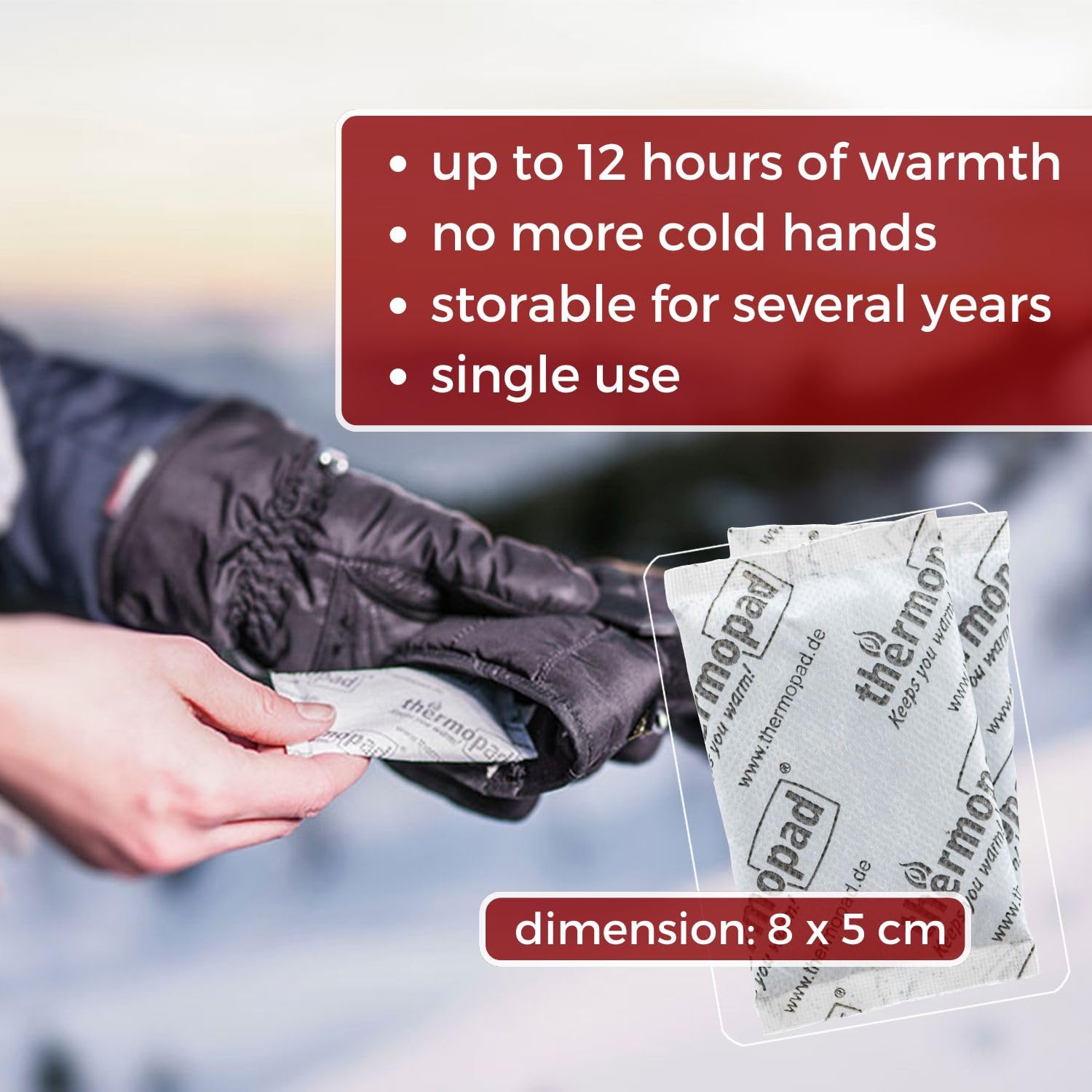 Deep Heat Patches THERMOPAD Back Warmer - The Original: 5 X Heated Pads For 12 Hours Of Heat I Ready To Use Pads I Extra Warm Heating Pads, Also Suitable As Neck