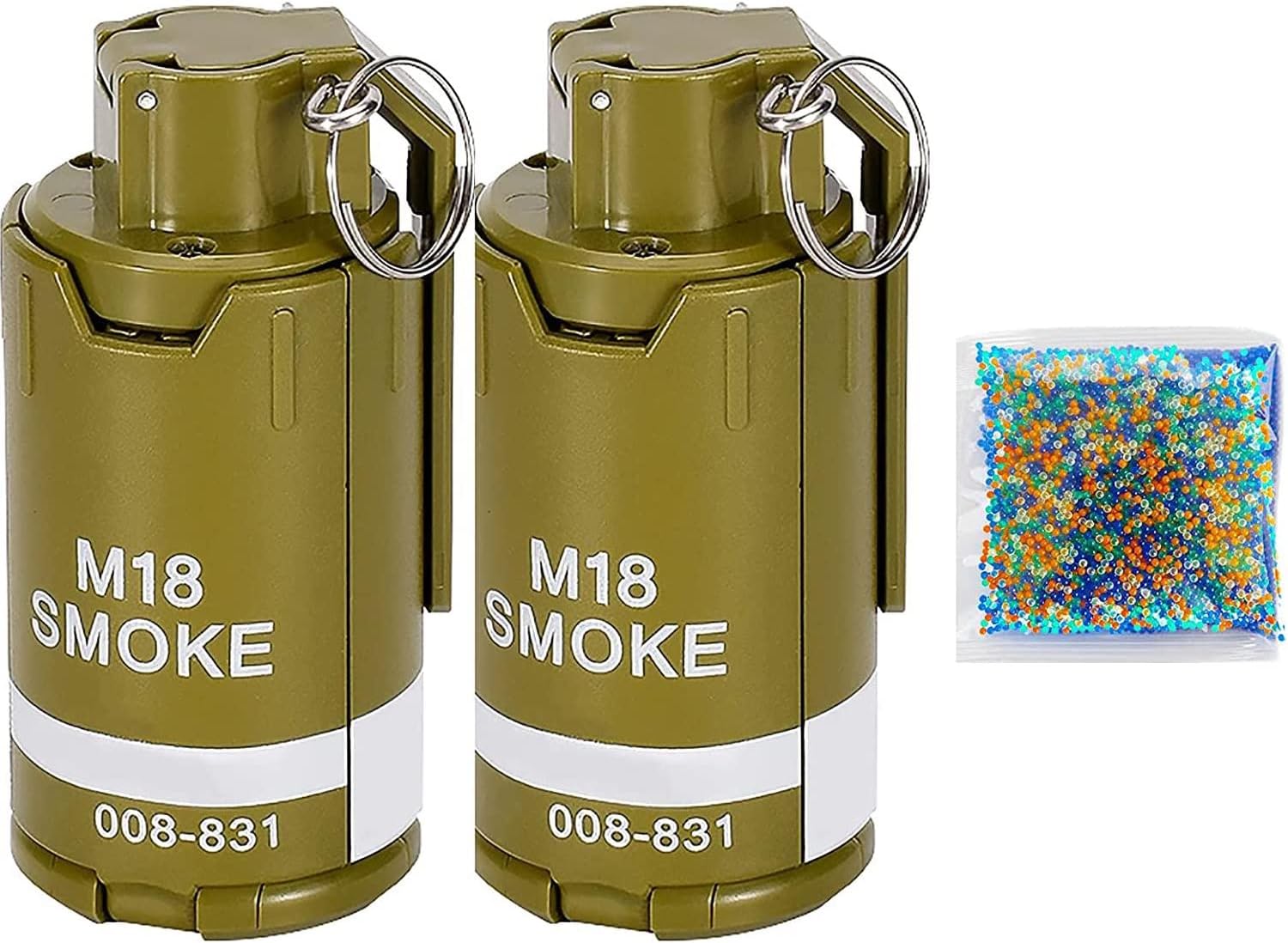 Zhongren Hand Grenades Army Toy Tactical CS Water beads Airsoft Grenade Toys Battle Game Refill