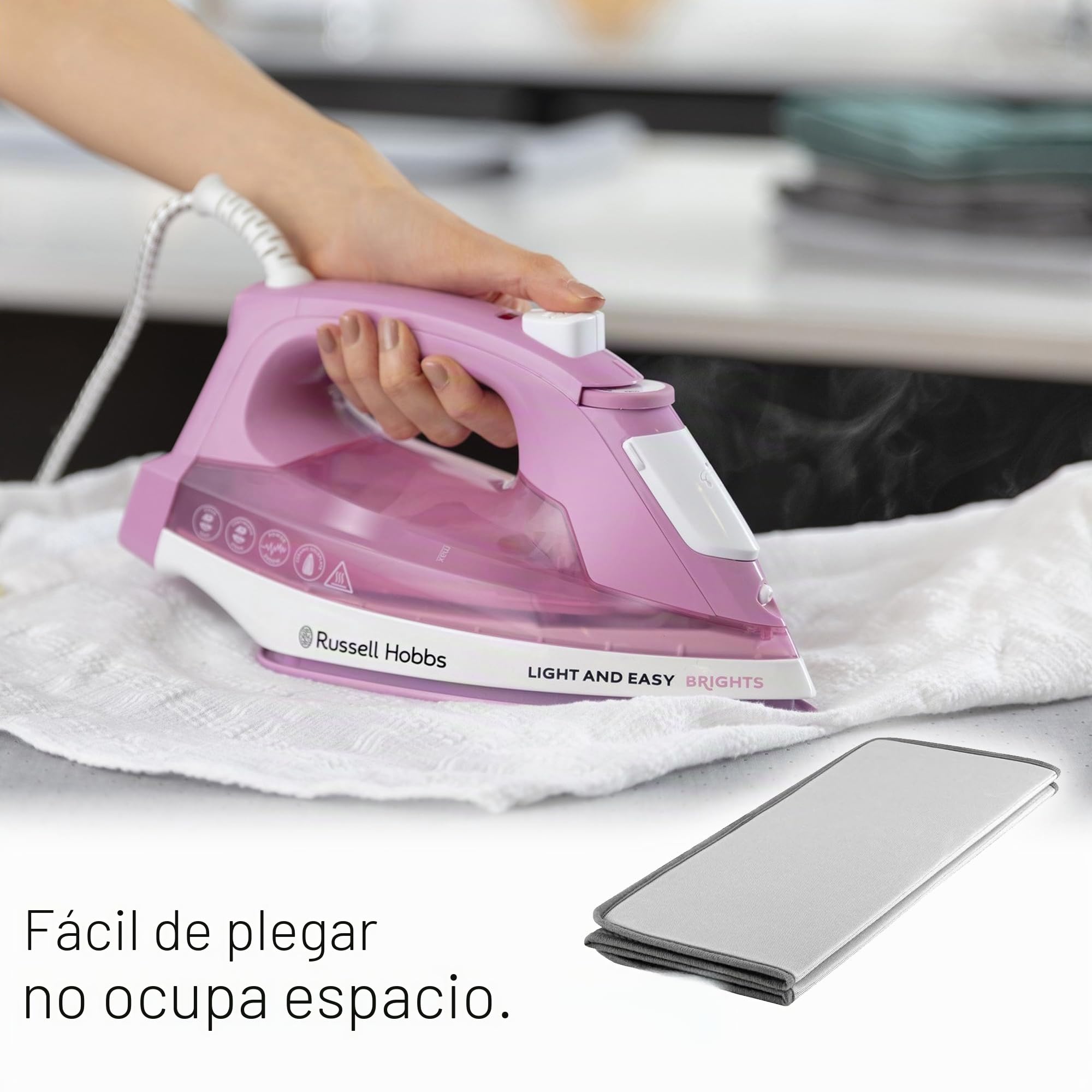 Bimkole Alfombrilla de planchado - Base de planchado plegable para mesa, adecuada para plancha de vapor, alfombrilla antideslizante para prendas de vestir, accesorio práctico para casa y de viaje, 68