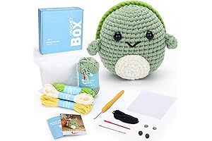 CROCHET BOX Complete Beginners Crochet Kit - Turtle Crochet Kit