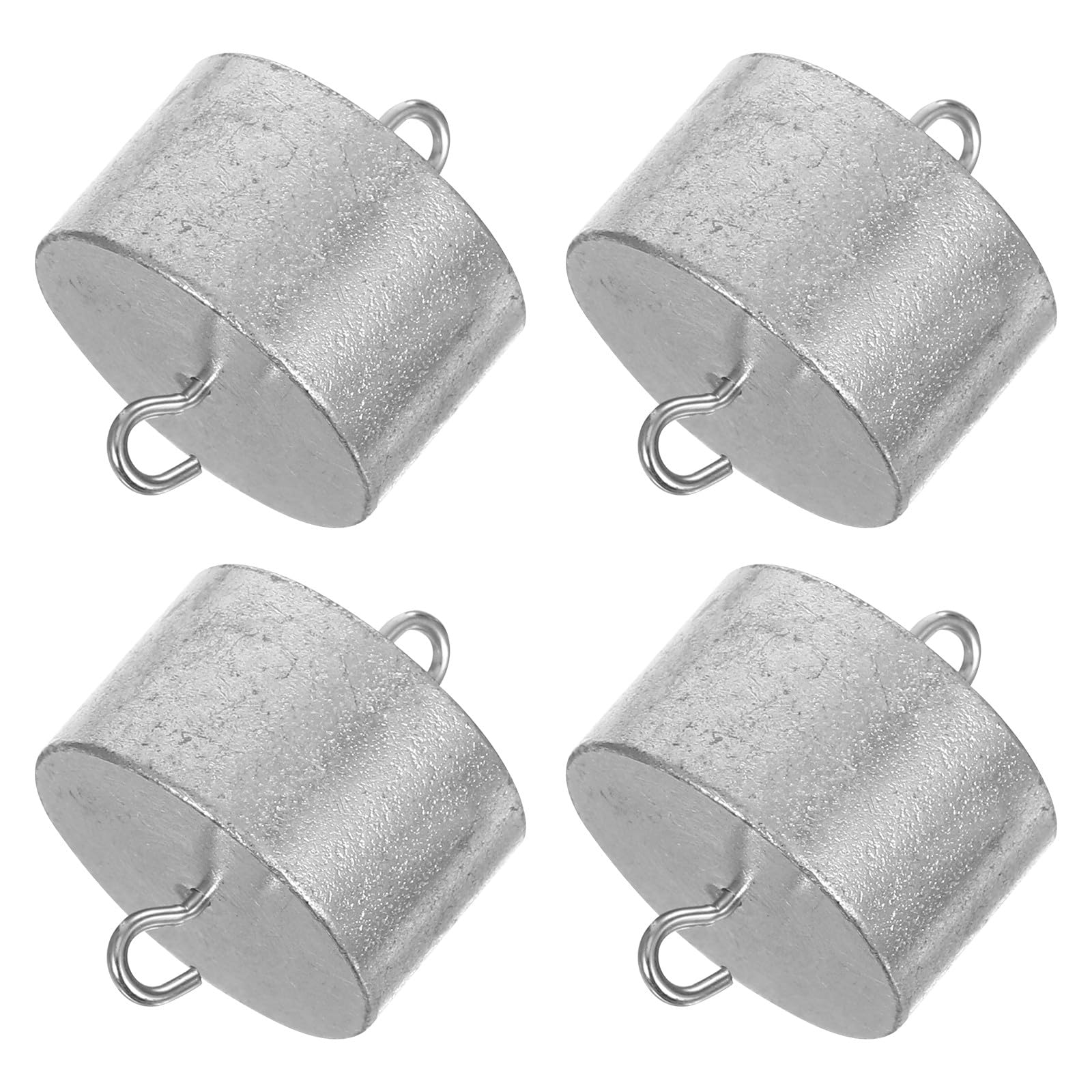 4 Pezzi Set di Pesi di Calibrazione da 100g in Ferro con Doppio Gancio, Precisione per Misurazioni Accurate in Laboratori Scolastici e Esperimenti Scientifici